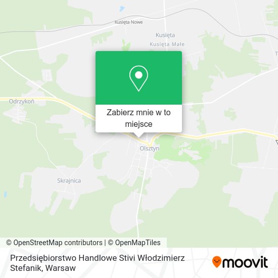 Mapa Przedsiębiorstwo Handlowe Stivi Włodzimierz Stefanik