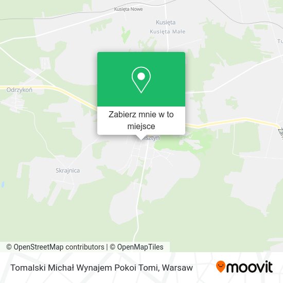 Mapa Tomalski Michał Wynajem Pokoi Tomi