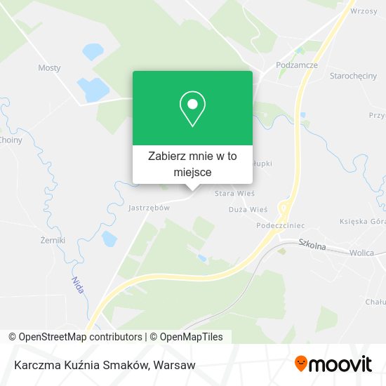 Mapa Karczma Kuźnia Smaków