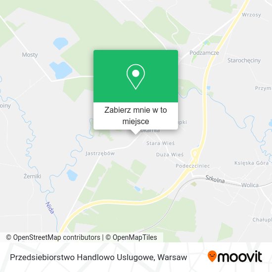 Mapa Przedsiebiorstwo Handlowo Uslugowe