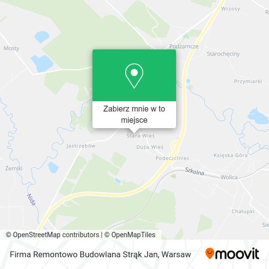 Mapa Firma Remontowo Budowlana Strąk Jan