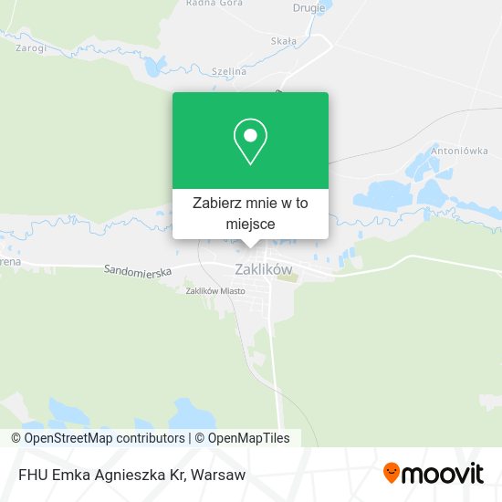 Mapa FHU Emka Agnieszka Kr