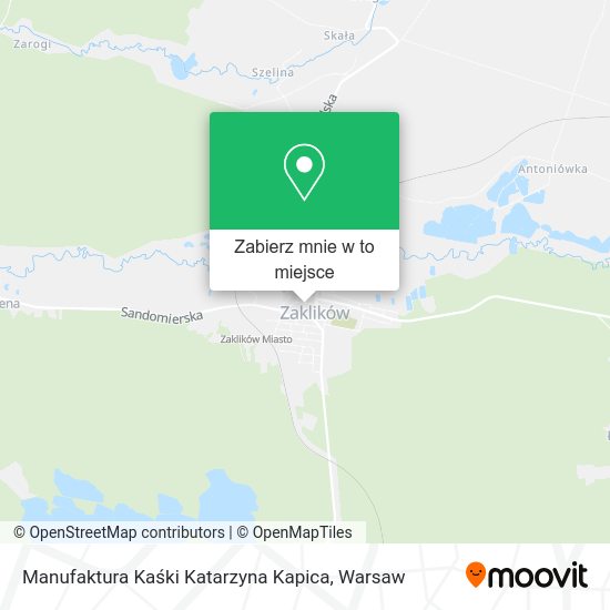 Mapa Manufaktura Kaśki Katarzyna Kapica