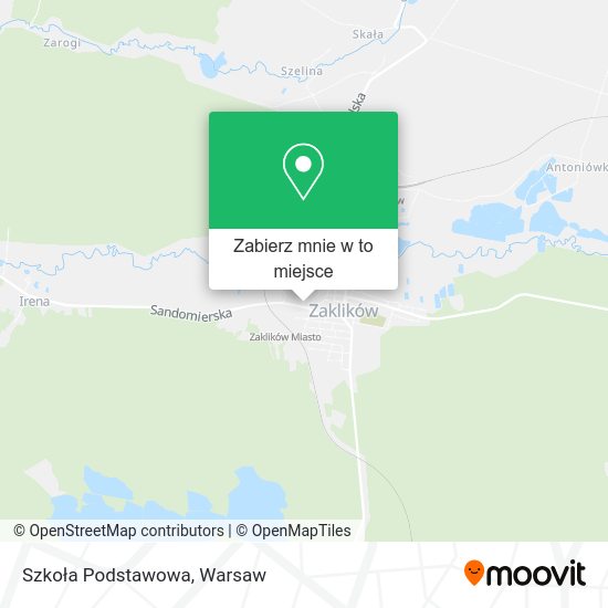 Mapa Szkoła Podstawowa