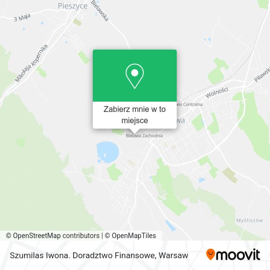 Mapa Szumilas Iwona. Doradztwo Finansowe