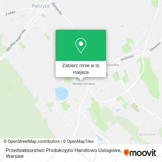 Mapa Przedsiebiorstwo Produkcyjno Handlowo Uslugowe