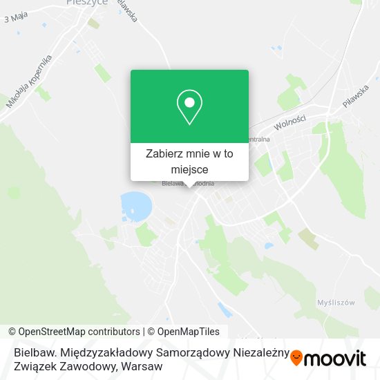 Mapa Bielbaw. Międzyzakładowy Samorządowy Niezależny Związek Zawodowy