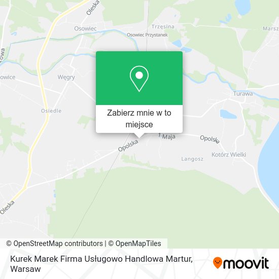 Mapa Kurek Marek Firma Usługowo Handlowa Martur