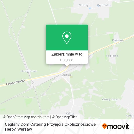 Mapa Ceglany Dom Catering Przyjęcia Okolicznościowe Herby