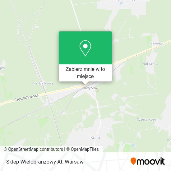 Mapa Sklep Wielobranzowy At