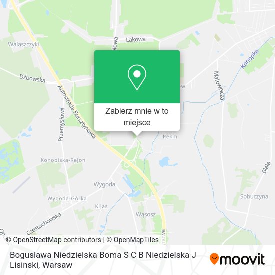 Mapa Boguslawa Niedzielska Boma S C B Niedzielska J Lisinski