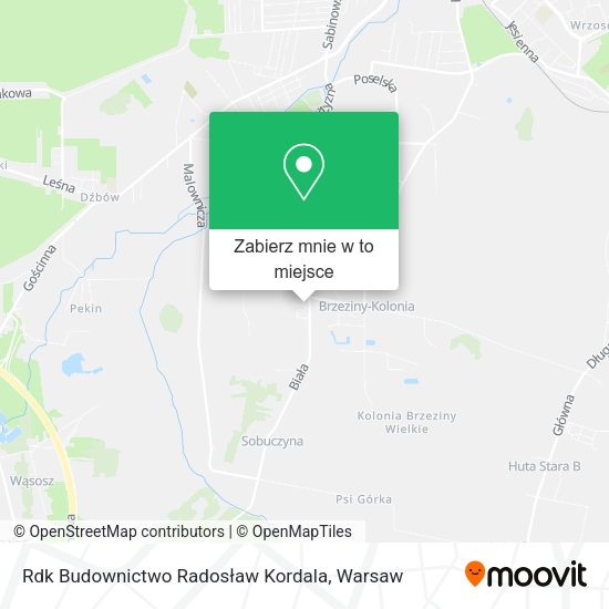 Mapa Rdk Budownictwo Radosław Kordala