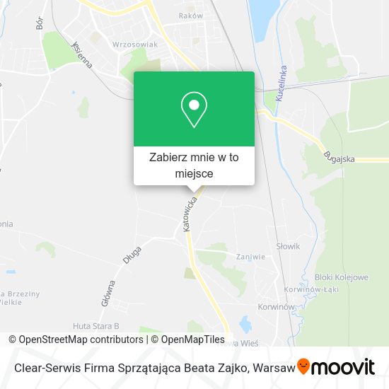 Mapa Clear-Serwis Firma Sprzątająca Beata Zajko