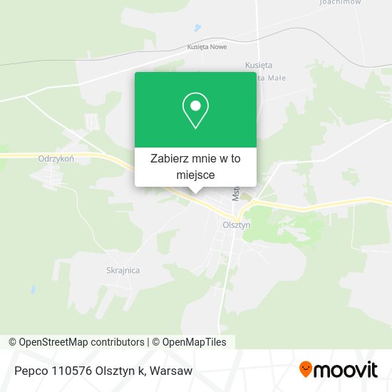 Mapa Pepco 110576 Olsztyn k