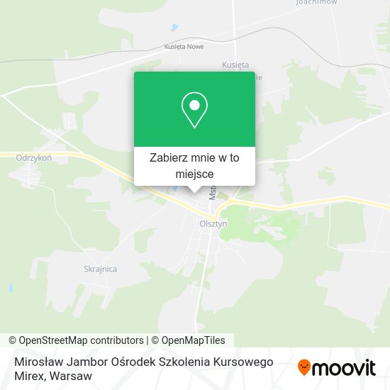 Mapa Mirosław Jambor Ośrodek Szkolenia Kursowego Mirex