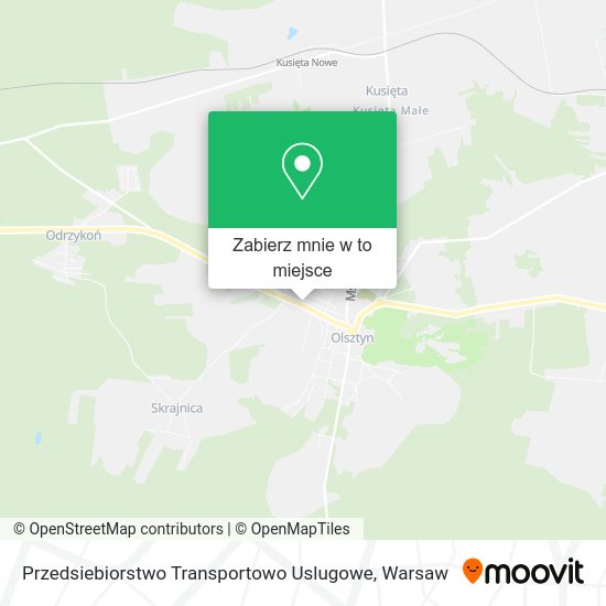 Mapa Przedsiebiorstwo Transportowo Uslugowe