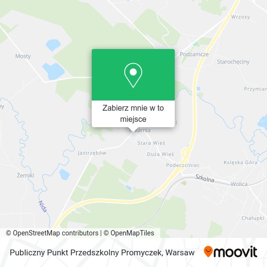 Mapa Publiczny Punkt Przedszkolny Promyczek