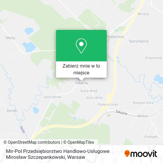 Mapa Mir-Pol Przedsiębiorstwo Handlowo-Usługowe Mirosław Szczepankowski