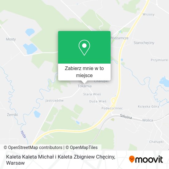 Mapa Kaleta Kaleta Michał i Kaleta Zbigniew Chęciny