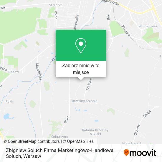 Mapa Zbigniew Soluch Firma Marketingowo-Handlowa Soluch