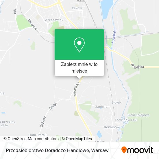 Mapa Przedsiebiorstwo Doradczo Handlowe