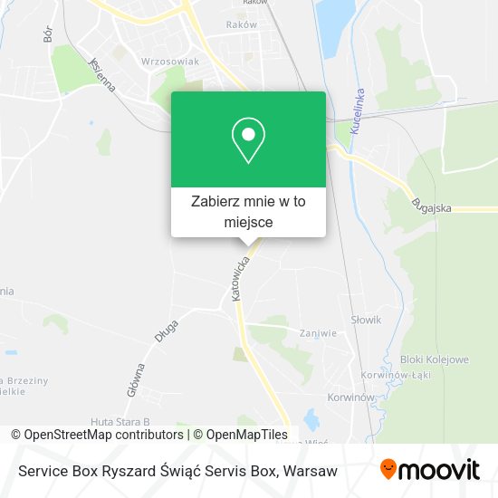 Mapa Service Box Ryszard Świąć Servis Box