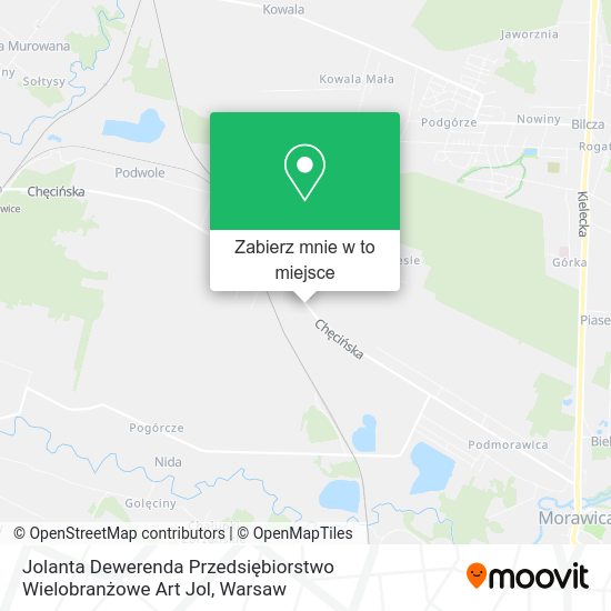 Mapa Jolanta Dewerenda Przedsiębiorstwo Wielobranżowe Art Jol