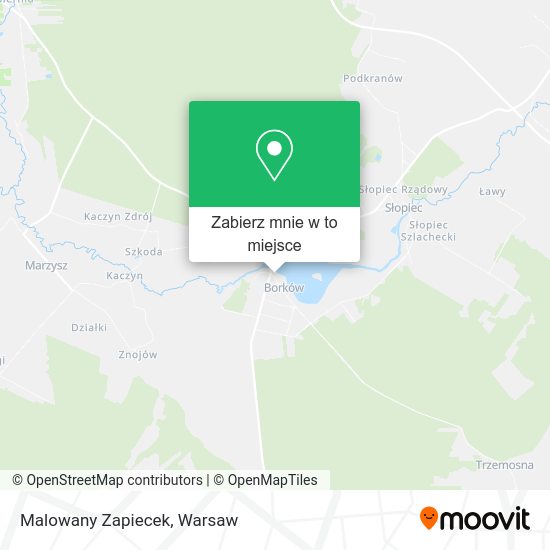 Mapa Malowany Zapiecek