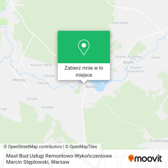 Mapa Mast-Bud Usługi Remontowo-Wykończeniowe Marcin Stęplowski