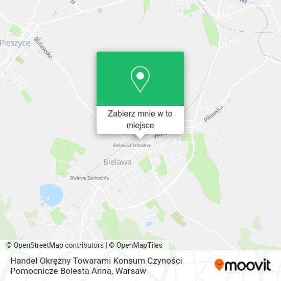 Mapa Handel Okrężny Towarami Konsum Czyności Pomocnicze Bolesta Anna