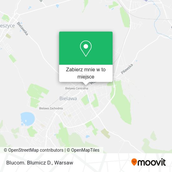 Mapa Blucom. Blumicz D.