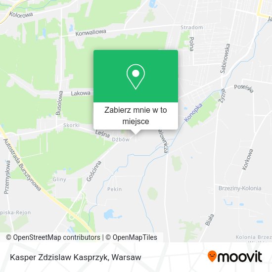 Mapa Kasper Zdzislaw Kasprzyk