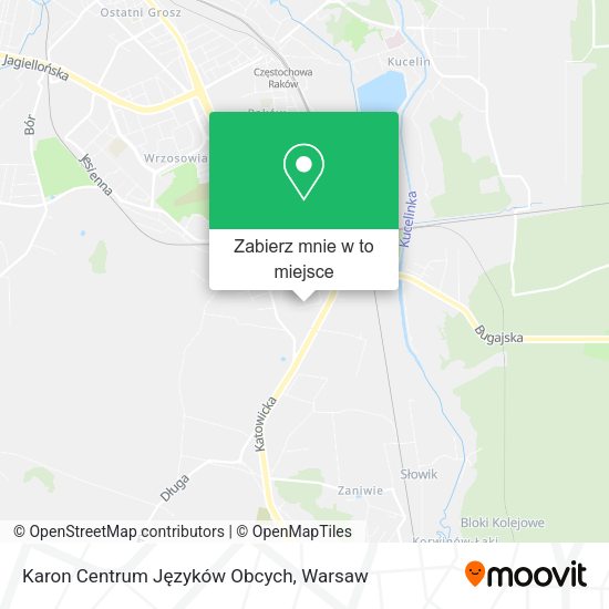 Mapa Karon Centrum Języków Obcych