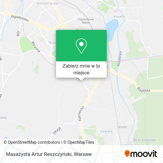 Mapa Masażysta Artur Reszczyński