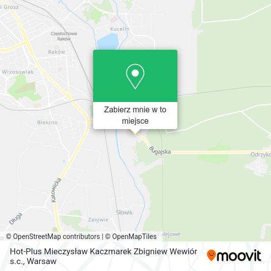 Mapa Hot-Plus Mieczysław Kaczmarek Zbigniew Wewiór s.c.