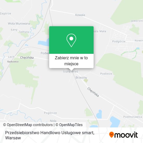 Mapa Przedsiebiorstwo Handlowo Uslugowe smart