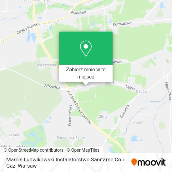 Mapa Marcin Ludwikowski Instalatorstwo Sanitarne Co i Gaz