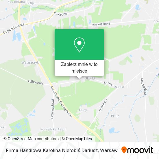 Mapa Firma Handlowa Karolina Nierobiś Dariusz