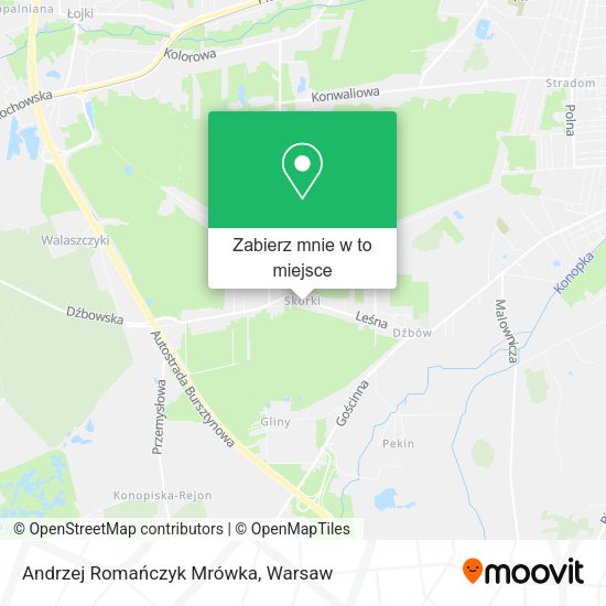 Mapa Andrzej Romańczyk Mrówka