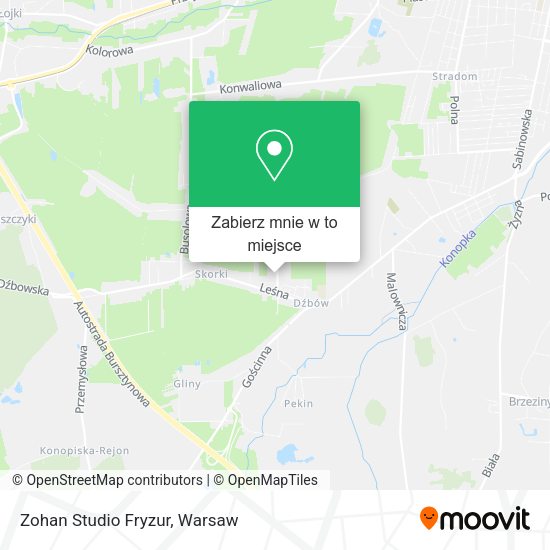 Mapa Zohan Studio Fryzur