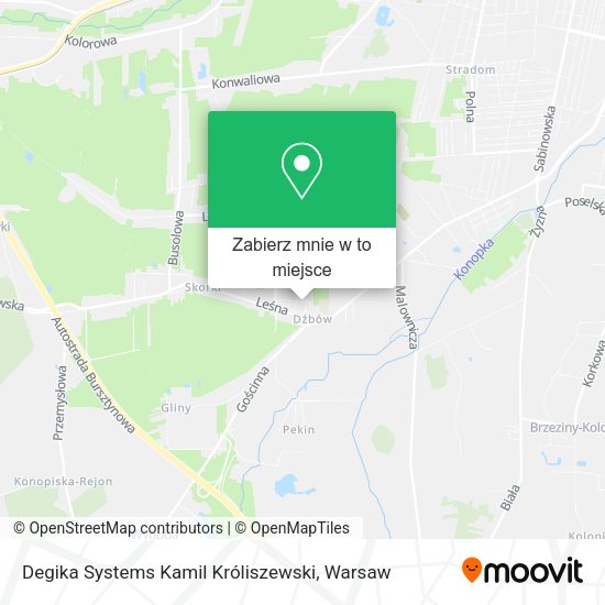 Mapa Degika Systems Kamil Króliszewski