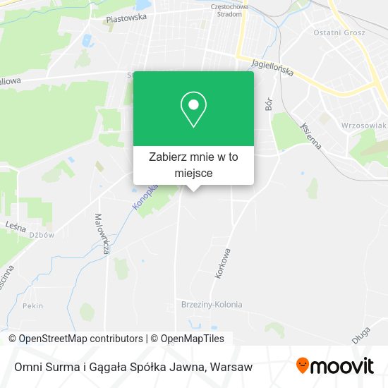 Mapa Omni Surma i Gągała Spółka Jawna