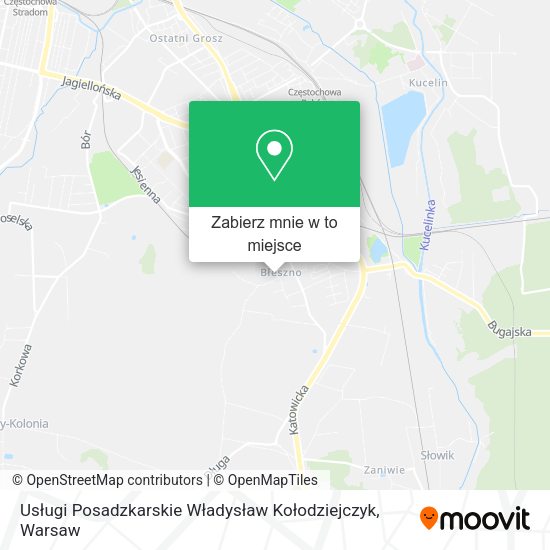 Mapa Usługi Posadzkarskie Władysław Kołodziejczyk