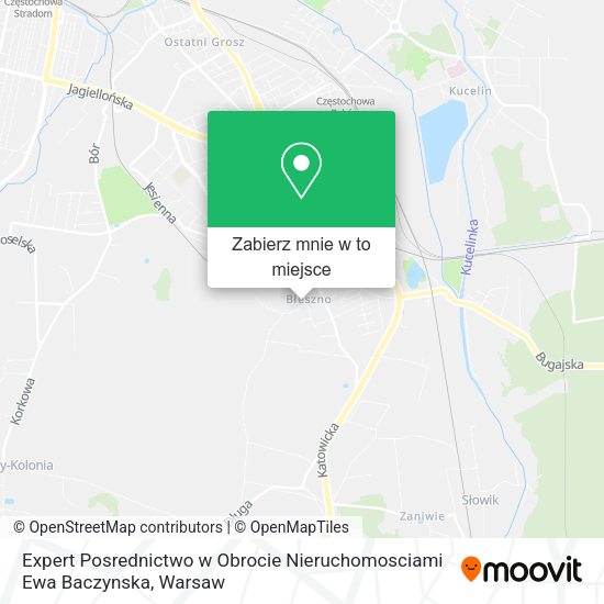 Mapa Expert Posrednictwo w Obrocie Nieruchomosciami Ewa Baczynska