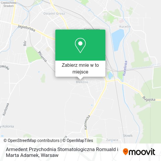 Mapa Armedent Przychodnia Stomatologiczna Romuald i Marta Adamek