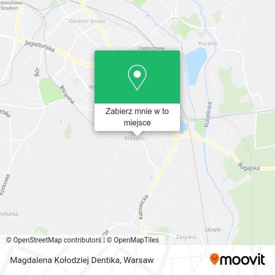 Mapa Magdalena Kołodziej Dentika