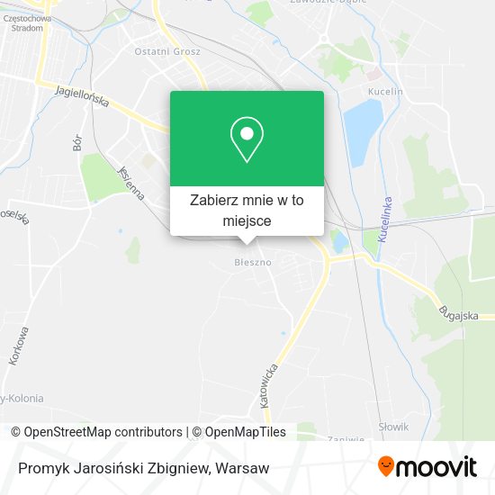 Mapa Promyk Jarosiński Zbigniew