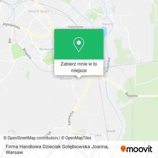 Mapa Firma Handlowa Dzieciak Gołębiowska Joanna