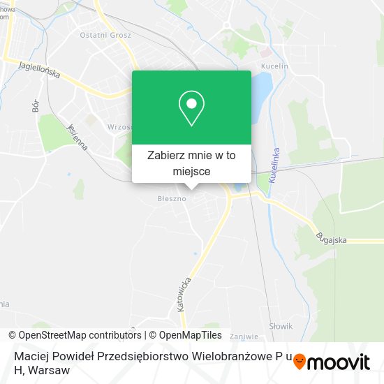 Mapa Maciej Powideł Przedsiębiorstwo Wielobranżowe P u H