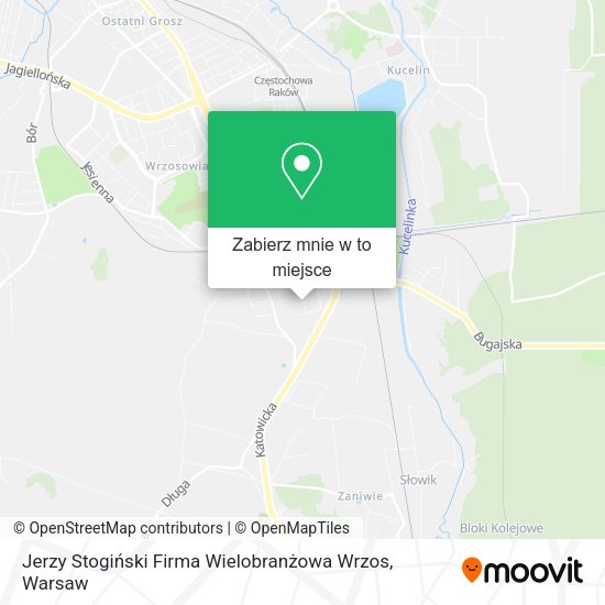 Mapa Jerzy Stogiński Firma Wielobranżowa Wrzos